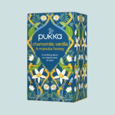 PUKKA CHAMOMILE VANILLA & MANUKA HONEY TEABAGS 20pk