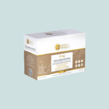 BRAIN AND BRAWN COLLAGEN COFFEE SYNERGY (ORGANIC CORDYCEPS & MCT C8 & C10) 15g sachets x 20 packs