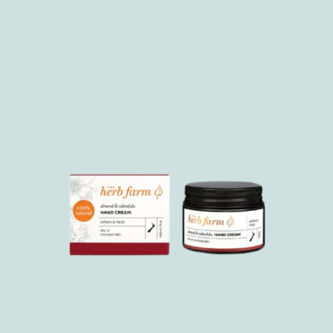 THE HERB FARM ALMOND & CALENDULA HAND CREAM 50ML