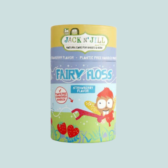 JACK & JILL FAIRY FLOSS PICKS STRAWBERRY 30PK