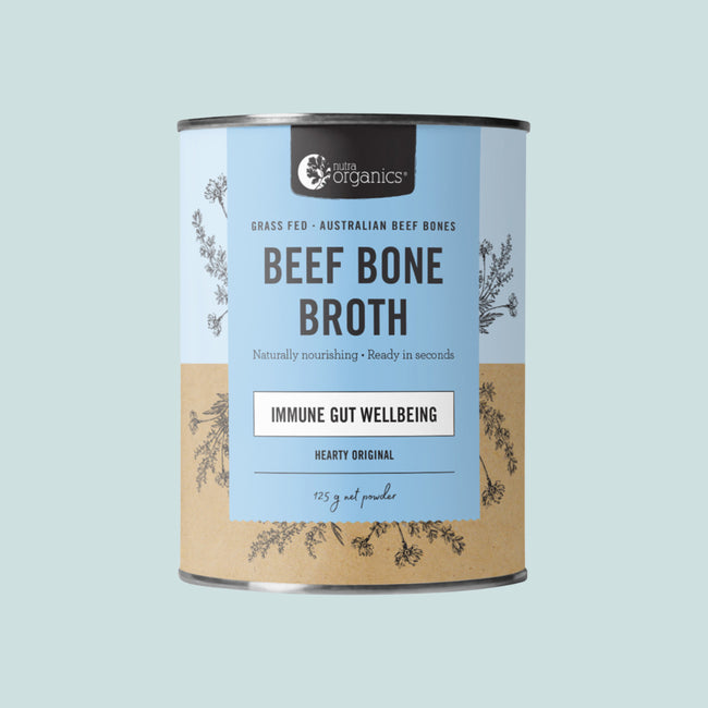 NUTRA ORGANICS HEARTY BEEF BONE BROTH ORIGINAL 125G