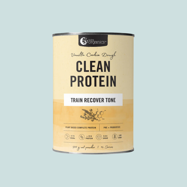 NUTRA ORGANICS CLEAN PROTEIN VANILLA COOKIE DOUGH