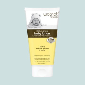 WOTNOT 100% NATURAL BABY LOTION 135ML