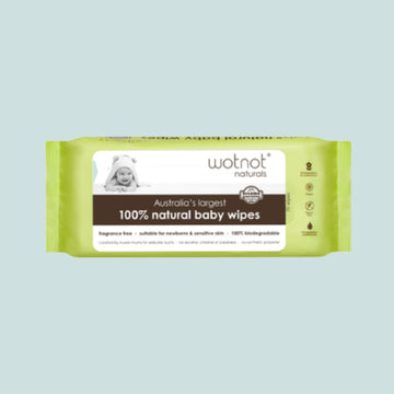 WOTNOT 100% NATURAL BABY WIPES 70PK